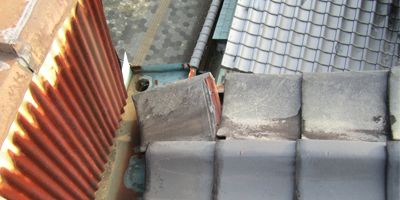 瓦 屋根 差し替え工事